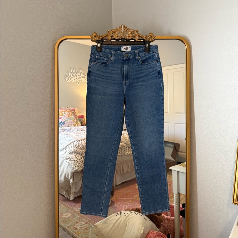 PAIGE Classic Blue Ankle Jeans